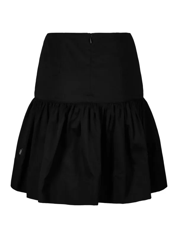 Anya long cotton skirt black. Ella & il