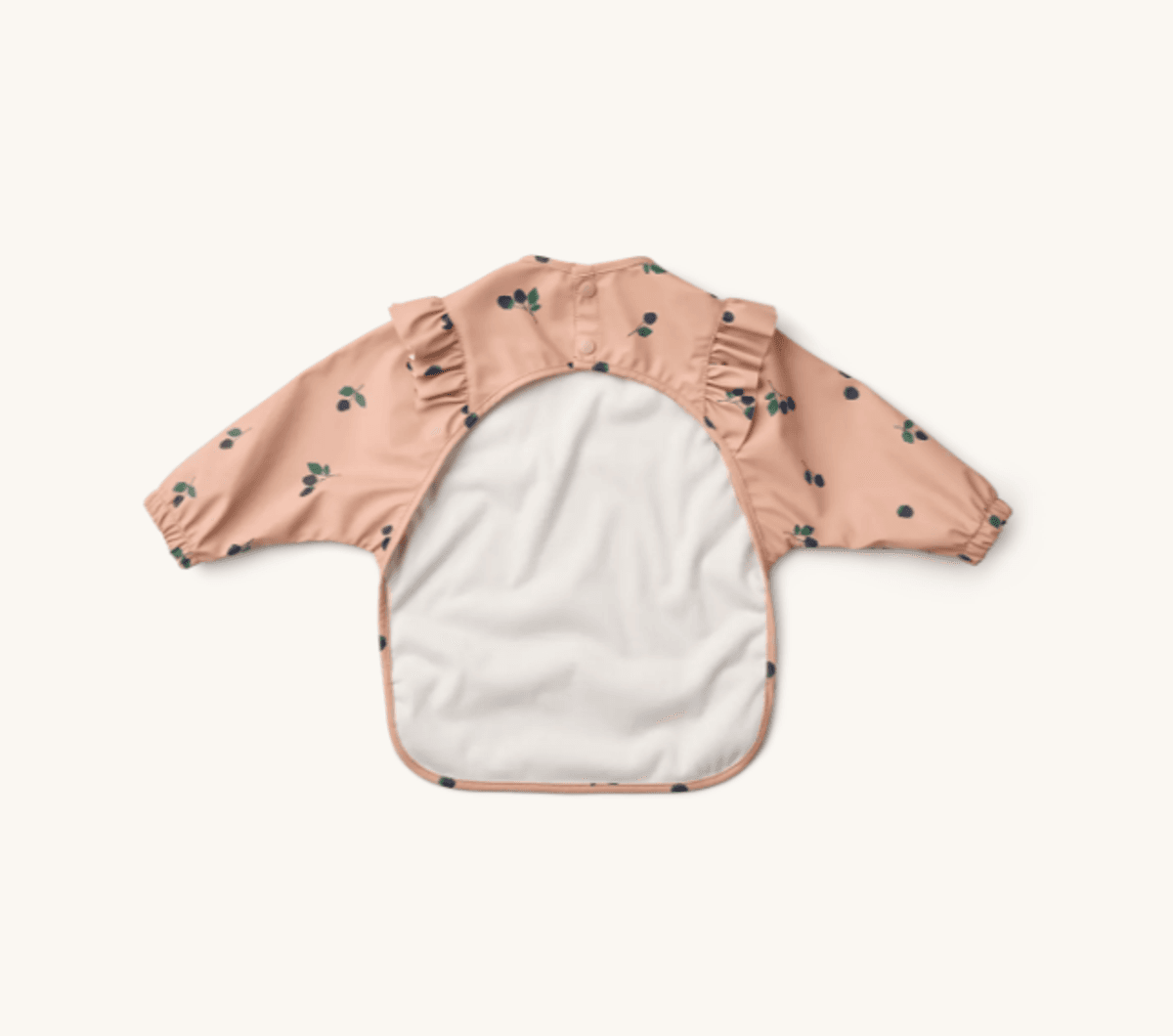 Merle Ruffle Cape Bib Berry / Pale Tuscany/ Liewood