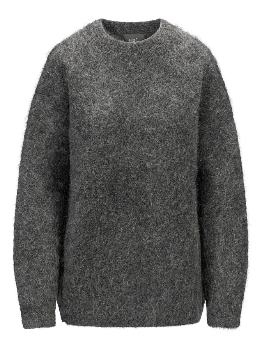 Helli Chunky Sweater Charcoal/ Ella&il