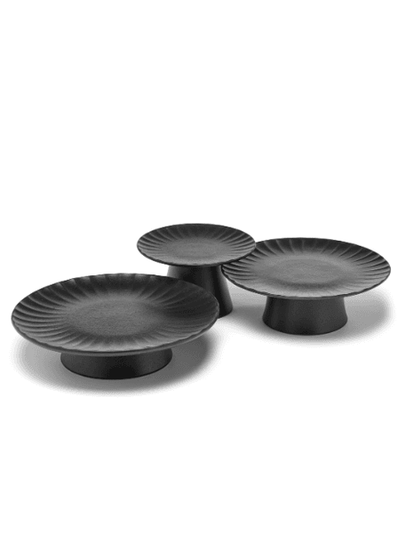 Bilde av Cake Stand M Black Inku/ Serax