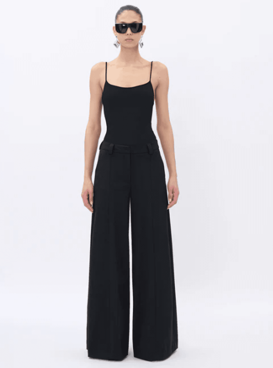 ALMA BLACK - WOOL TROUSERS