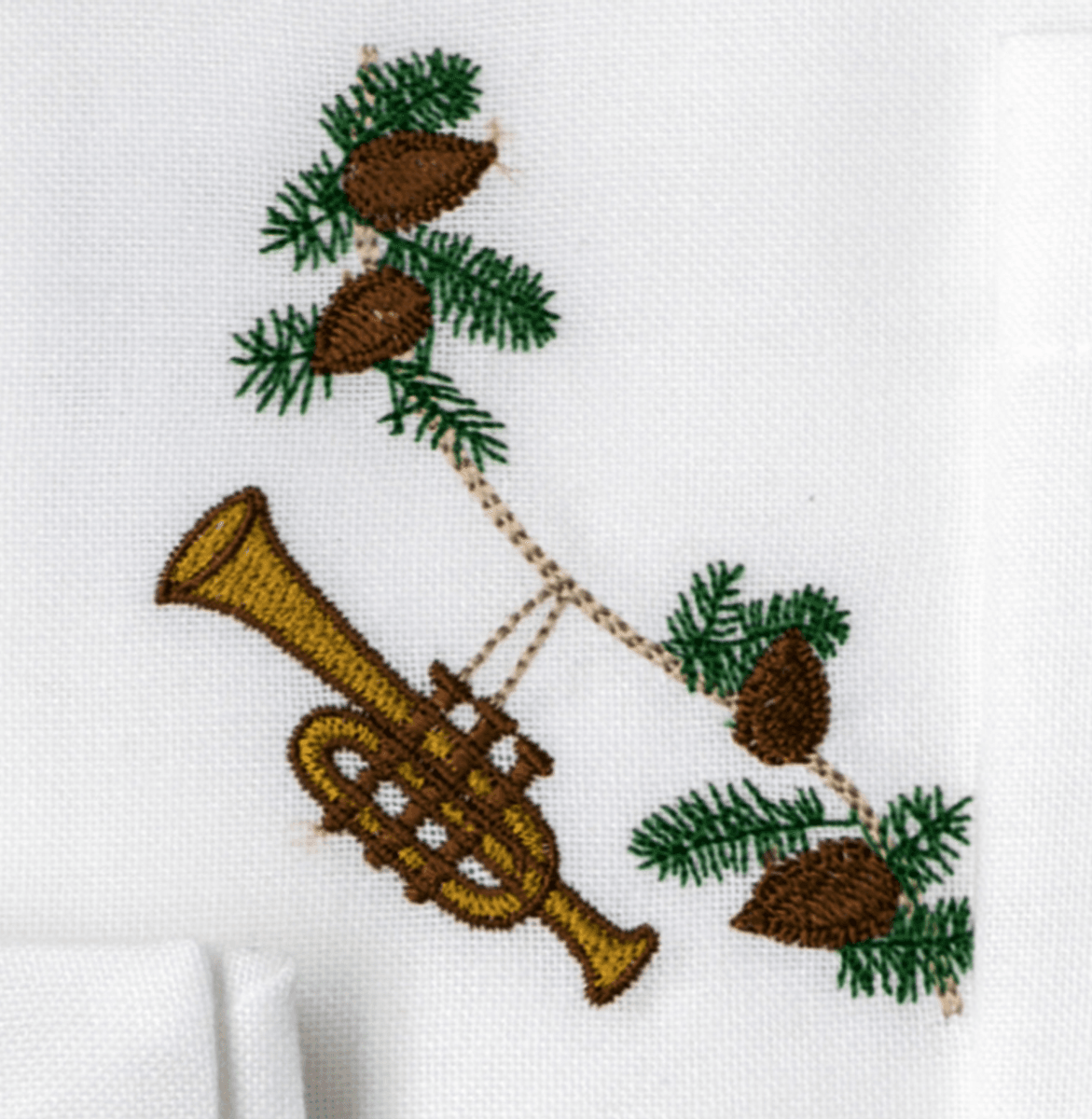 Juleserviet med trompet/ Langkilde&søn