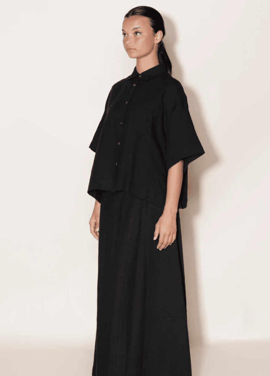 Alette topp Svart/ Woodling