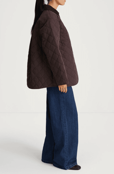 Hovedbilde SABRIA QUILTED JACKET - COFFEE/ Stylein