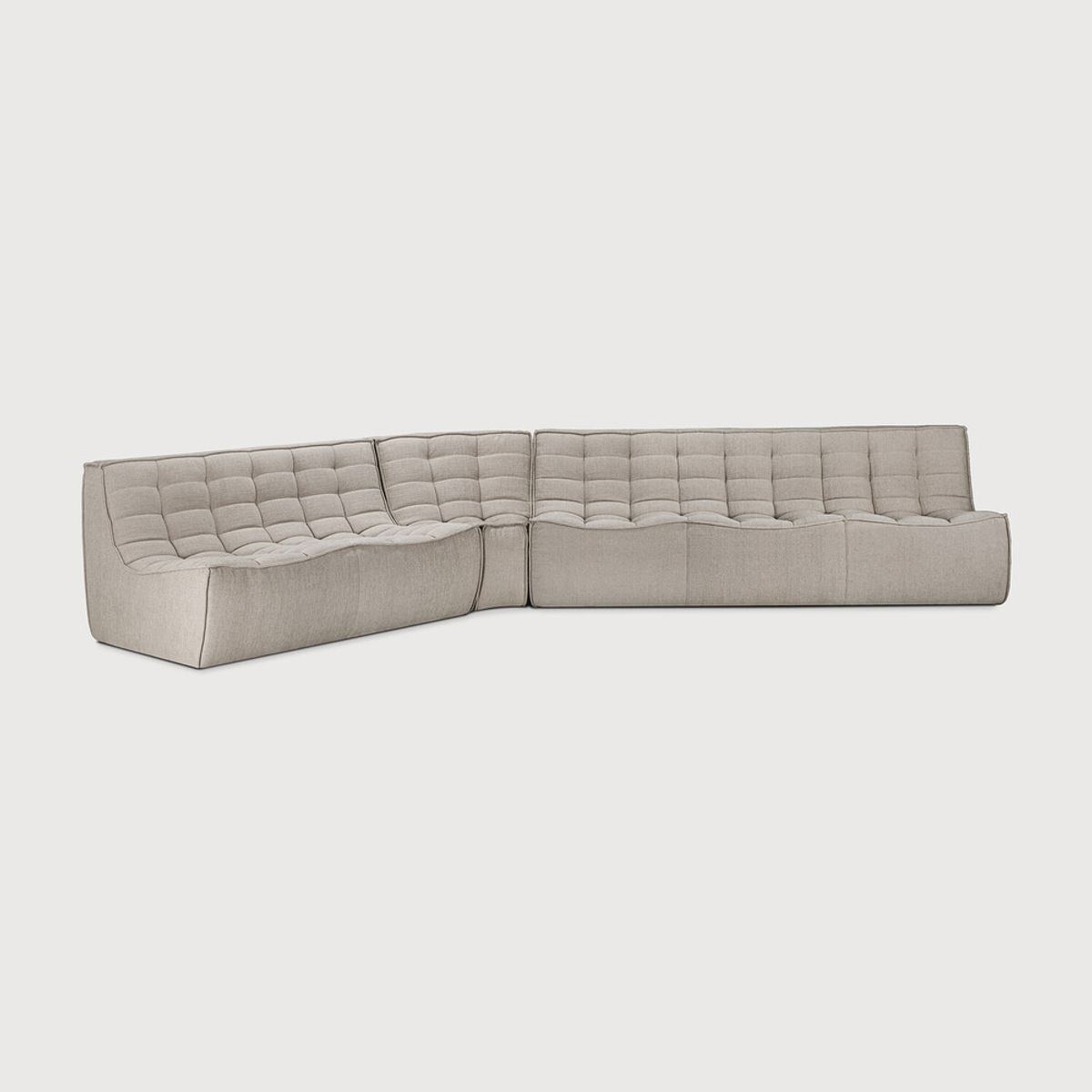 N701 modulsofa hjørne 45 Ecru Ethnicraft