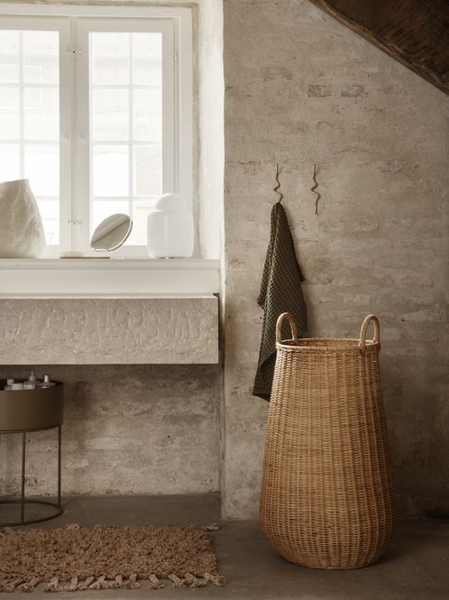 Hovedbilde Organic Bath Towel  - Olive/ Ferm Living