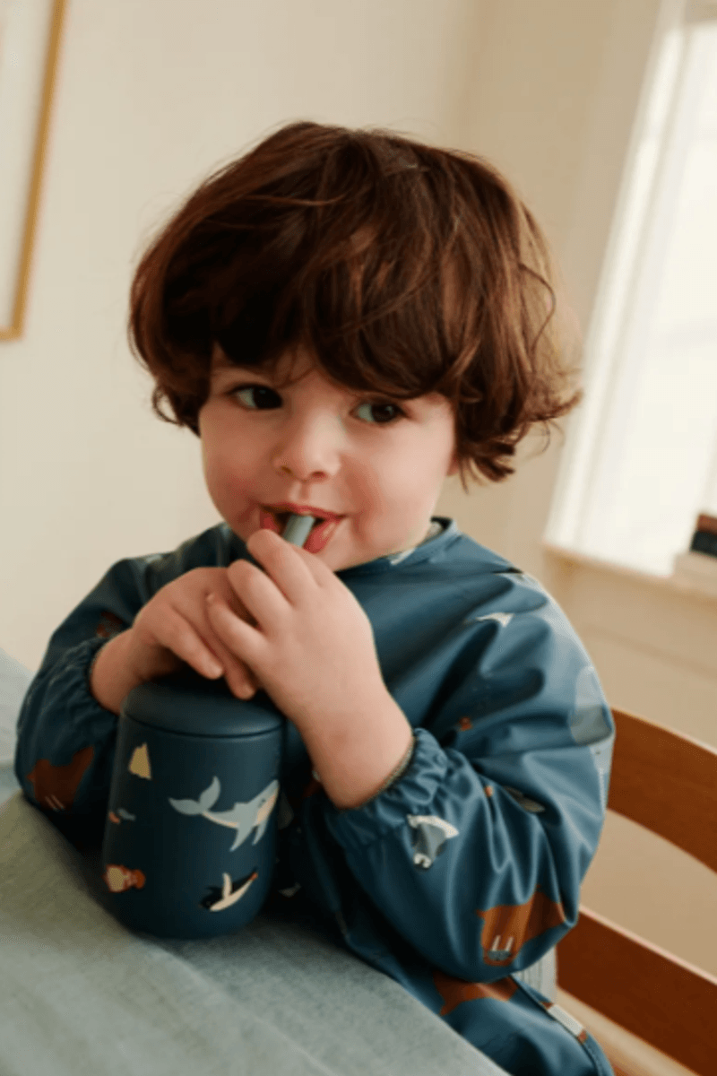 Merle Printed Cape Bib  Arctic Sea / Ocean view/ Liewood