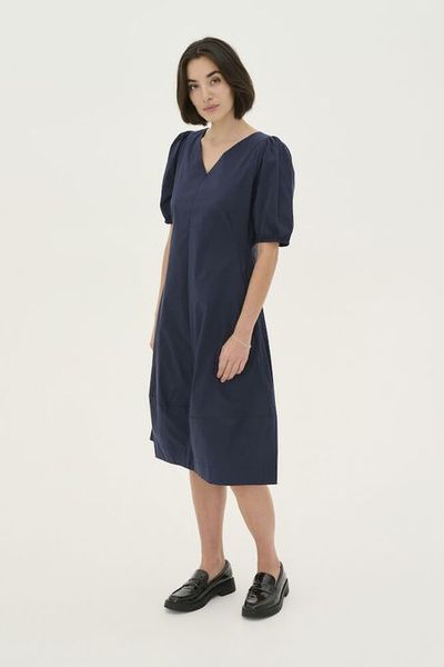 Hovedbilde CUantoinett SS Placket Dress Blue Iris/ Culture