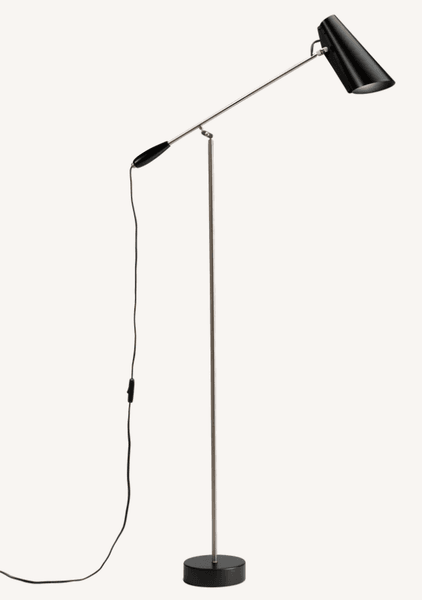 Hovedbilde Birdy floor lamp Black/Steel/ Northern