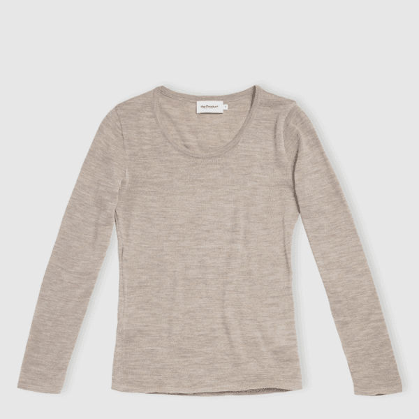 Bilde av Women's Merino Long Sleeve Sand/ The Product