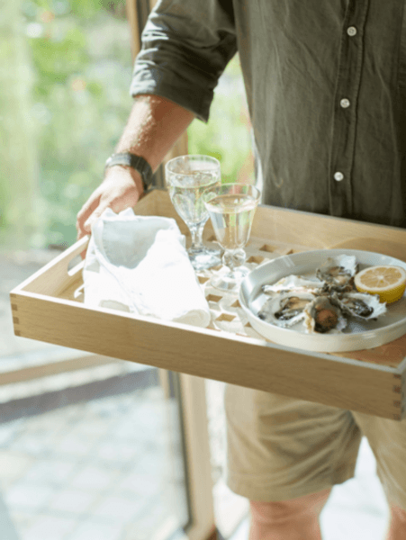 Bilde av Fionia Tray 52x36 Oak/ Fritz Hansen