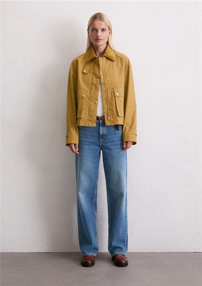 Barnjacket regular A-Shape waxed cotton/ Marc O'Polo