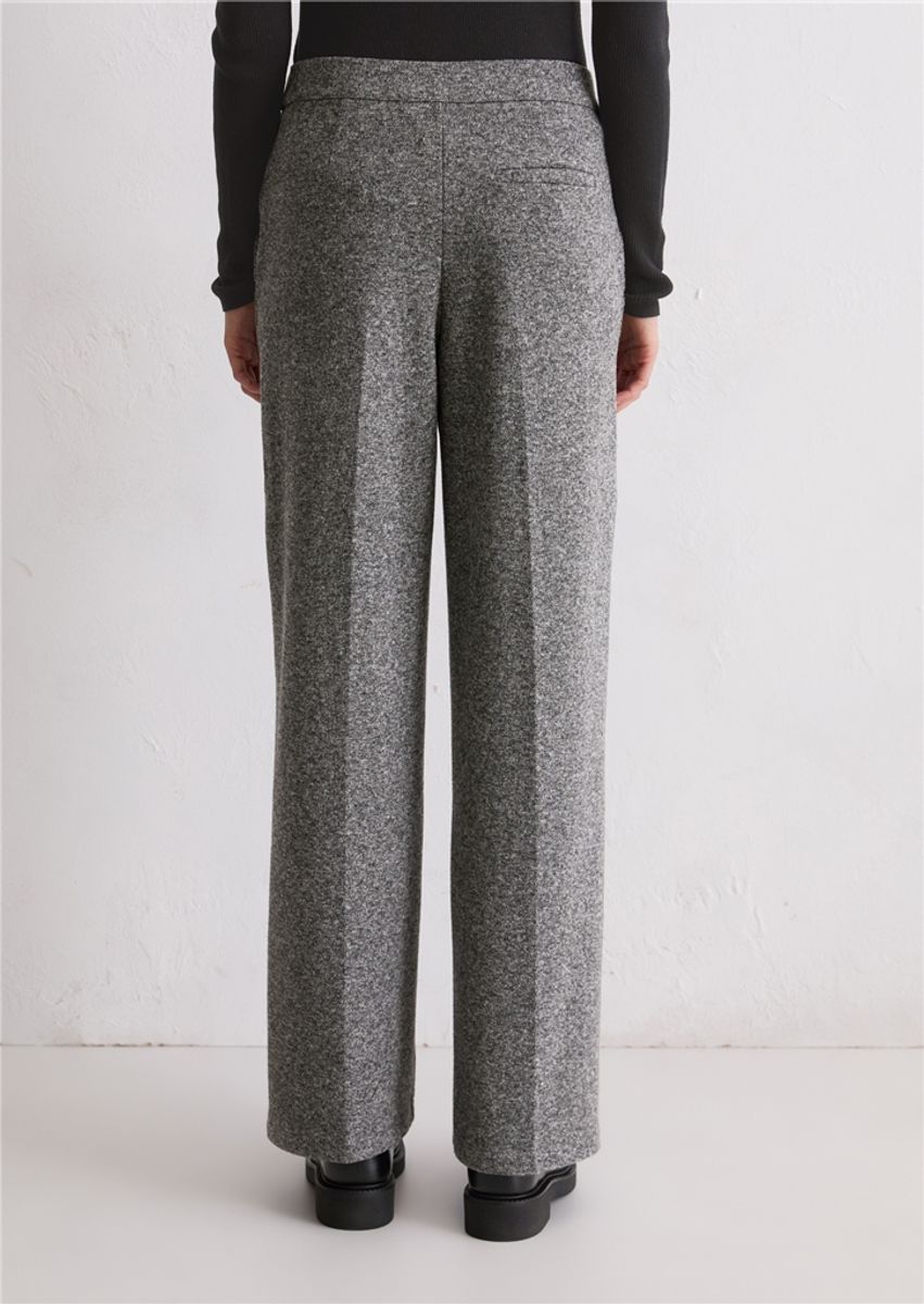 Tweed jersey trousers/ Marc O'Polo