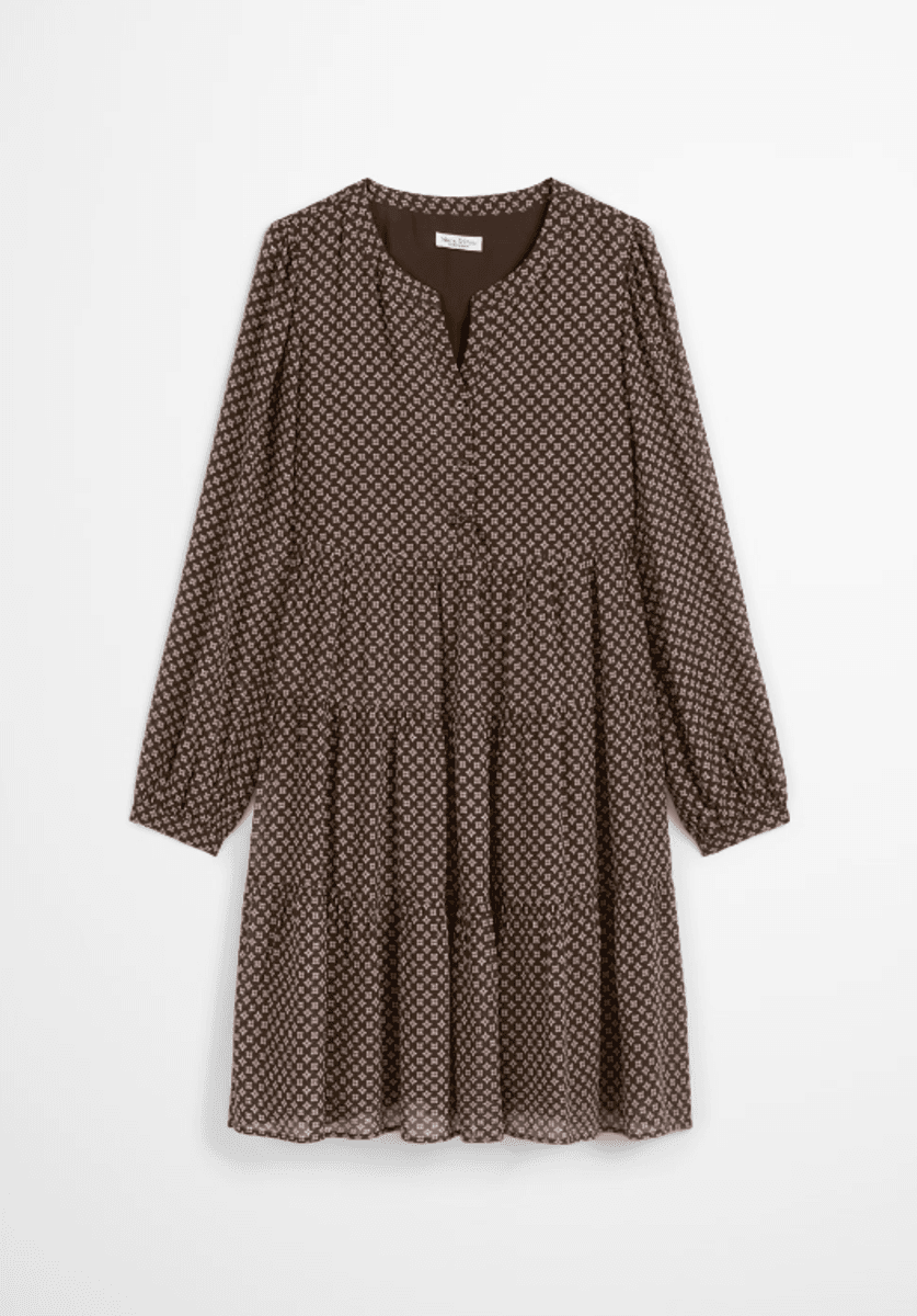 Short tiered dress regular/ Marc O'Polo