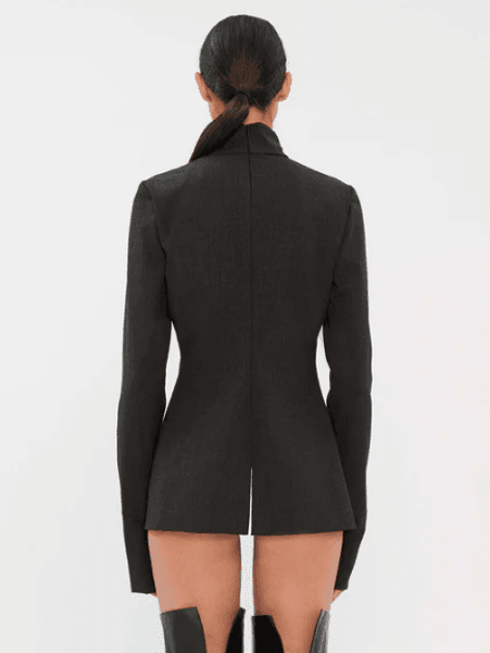 Hovedbilde CLIO - WOOL TOP WITH LONG SLEEVES BLACK/ ...