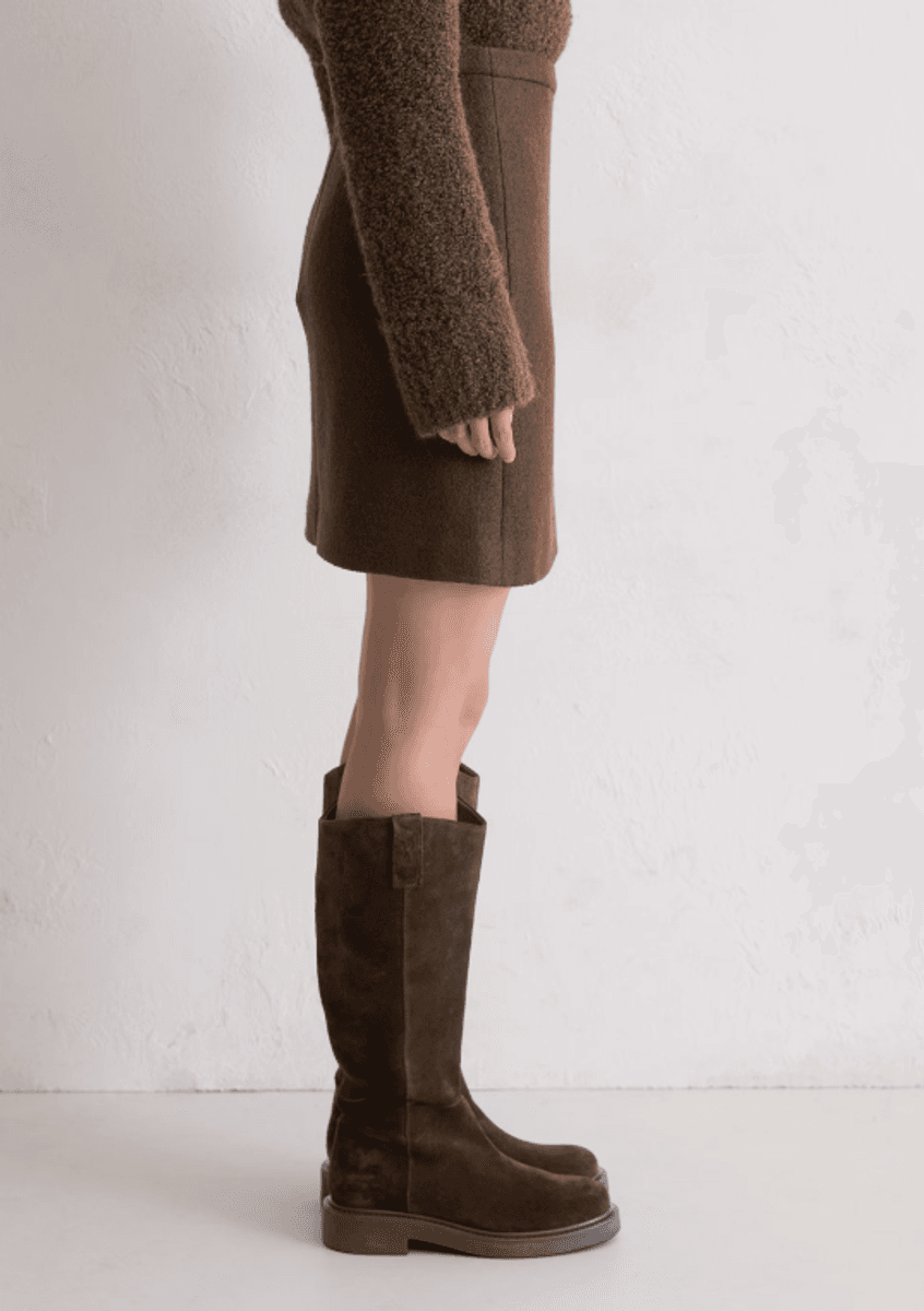 Mini skirt shaded brown/ Marc O`Polo