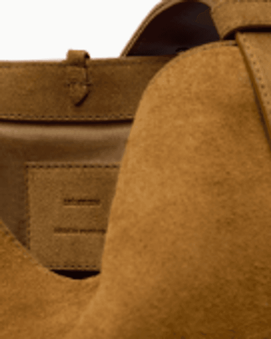 Hovedbilde The Norma Tote Maple Brown Suede/ Lie Studio