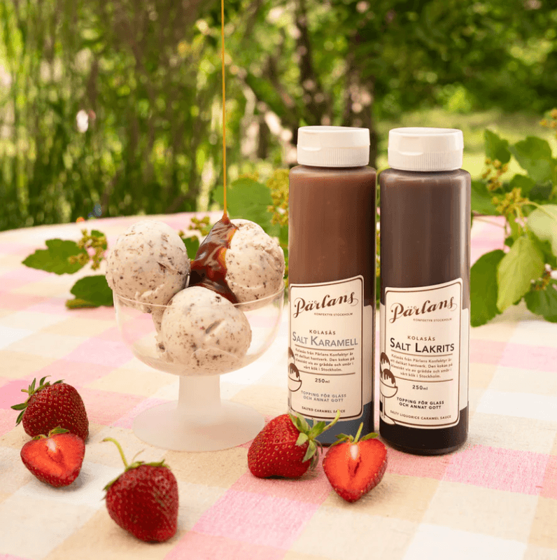 caramel sauce SALTY LIQUORICE squeeze/ Pärlans