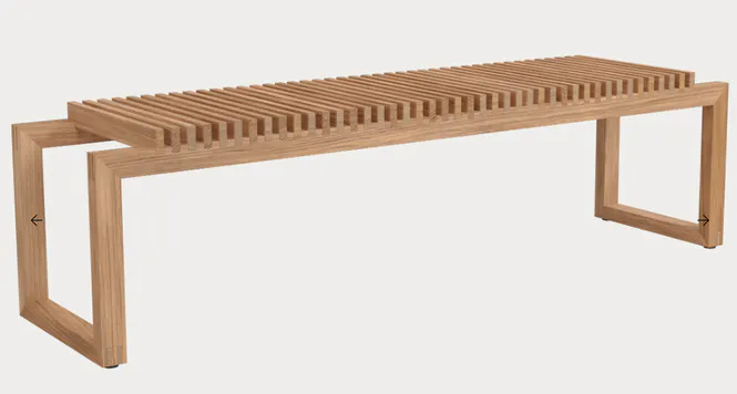 Hovedbilde Cutter Bench 160 Teak/ Fritz Hansen