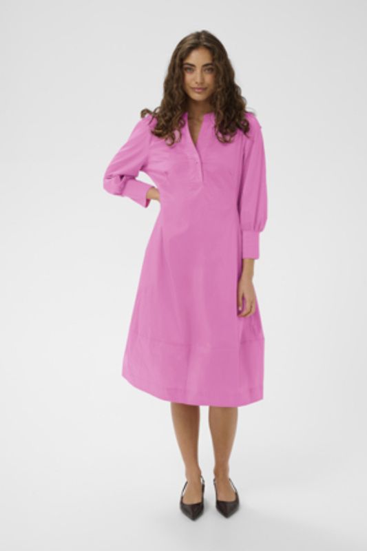 Culture CUantoinett 3/4 Sleeve Dress - Pink