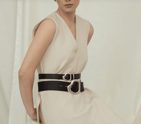 Hovedbilde AKO BELT Black Silver/ CalaJade