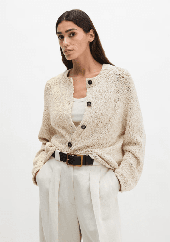 Marc O`Polo Cardigan oversized - Grey Silk