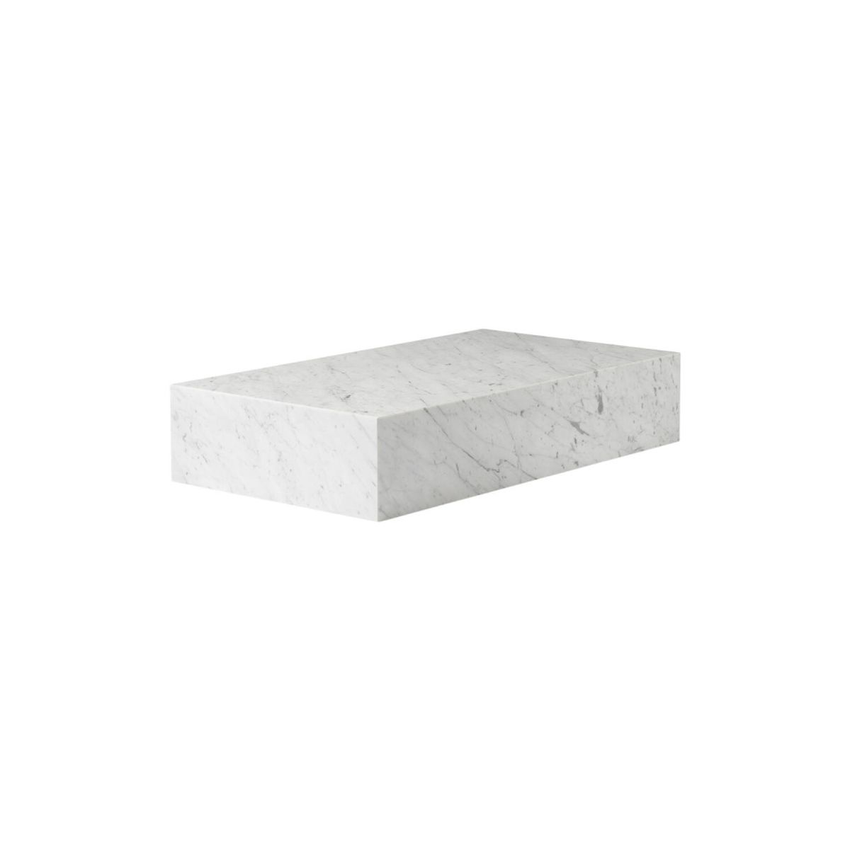 Plinth Grand, white carrara bord. AUDO Copenhagen