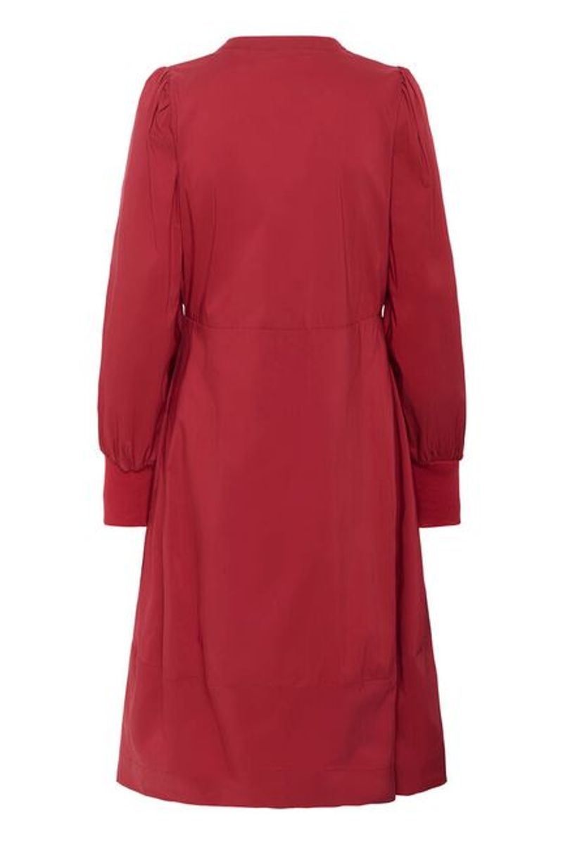 CUantoinett Rib Dress Chili Pepper - Red - Red/ Culture