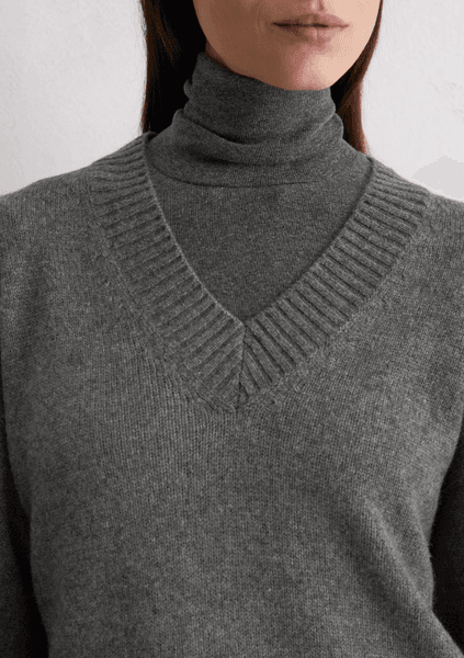 Hovedbilde Relaxed V-neck sweater/ Marc O`Polo
