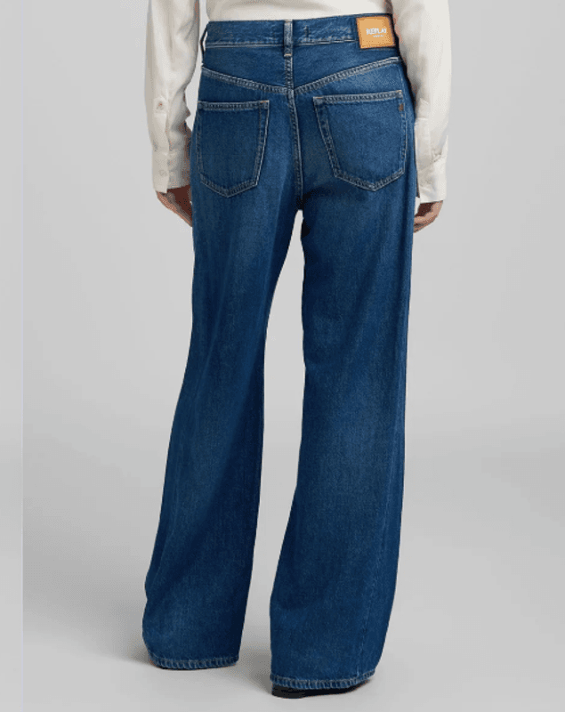 NARJA BAGGY-FIT JEANS MID BLUE/ Replay