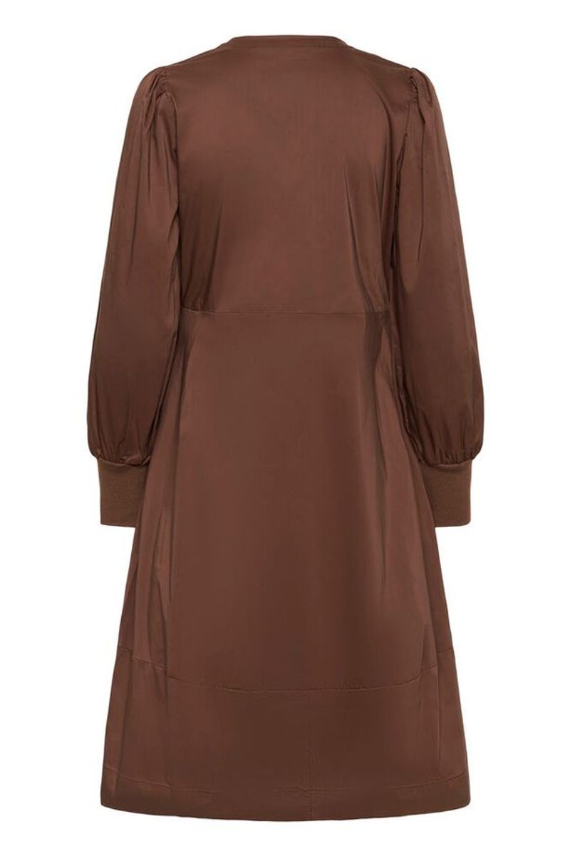 CUantoinett Rib Dress Cappuccino - Brown/ Culture