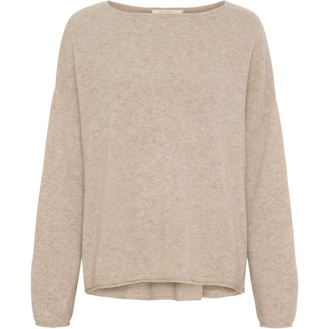 Hovedbilde BTF MIRA Pure Cashmere Pullover - Beige Melange