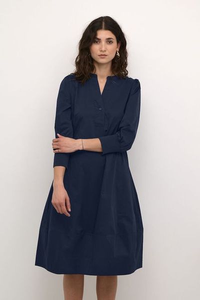 Hovedbilde CUantoinett 3/4 Sleeve Dress Blue Iris/ Culture