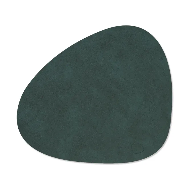 Hovedbilde Table Mat Curve dark Green. 37x44cm. Lind DNA