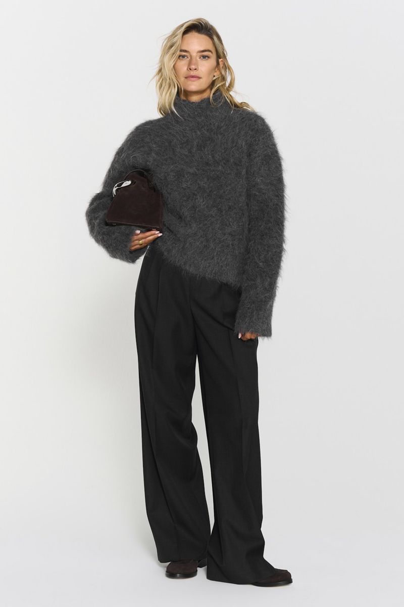 Ritva Knitted Sweater Dk Grey/ Twist&Tango