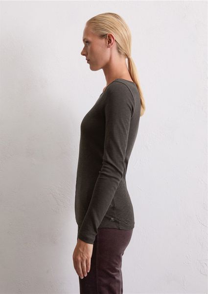 Hovedbilde Longsleeve regular dark coffee/ Marc O'Polo