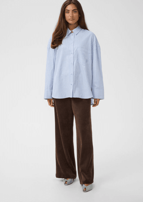 Hovedbilde Culture CUmanga Oversize Shirt - Blue/White ...