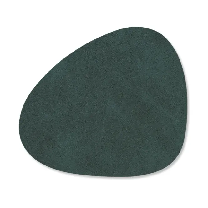 Hovedbilde Glass Mat Curve Dark Green. Lind Dna