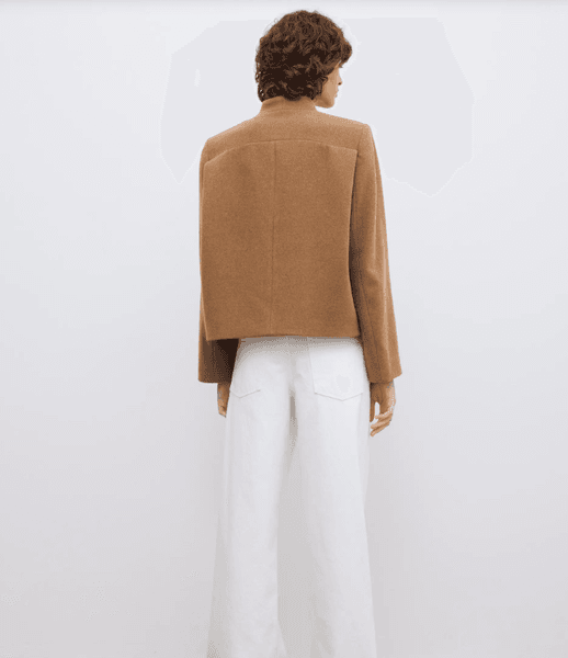Hovedbilde Short Curved Jacket Caramel/ Dagmar