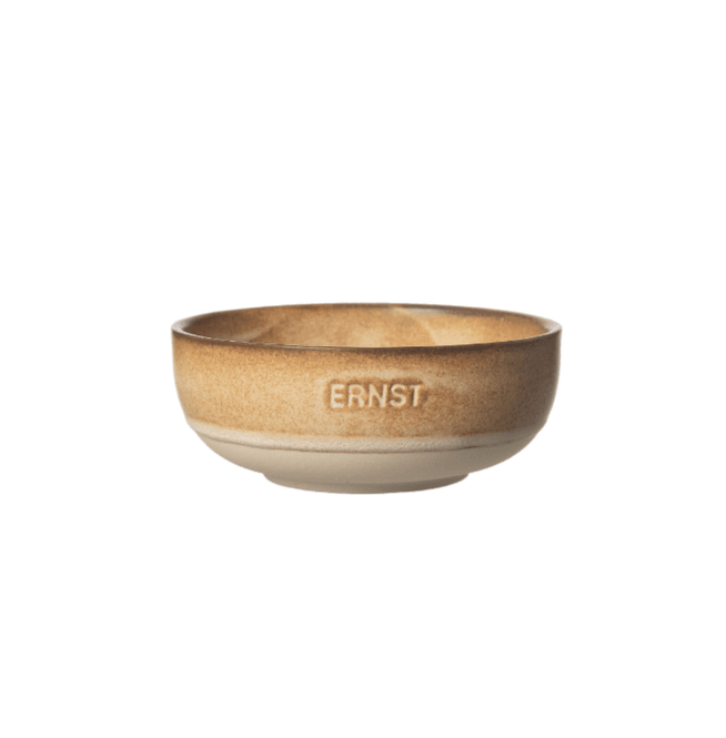 Hovedbilde Ernst Skål d11 h4,5 cm - brun/natur botten