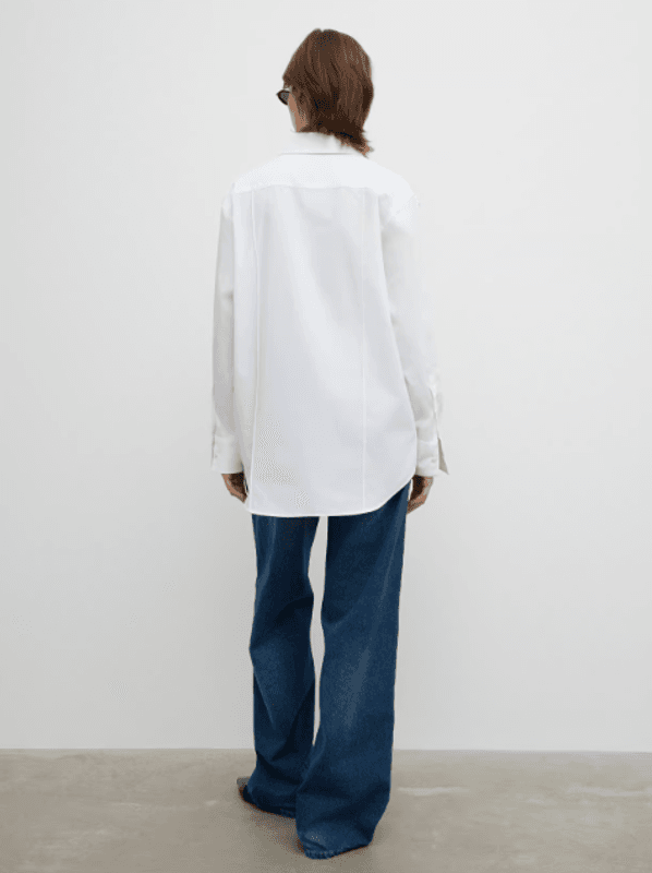 Poplin shirt white/ Dagmar