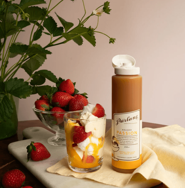 Hovedbilde caramel sauce PASSIONFRUIT squeeze/ Pärlans