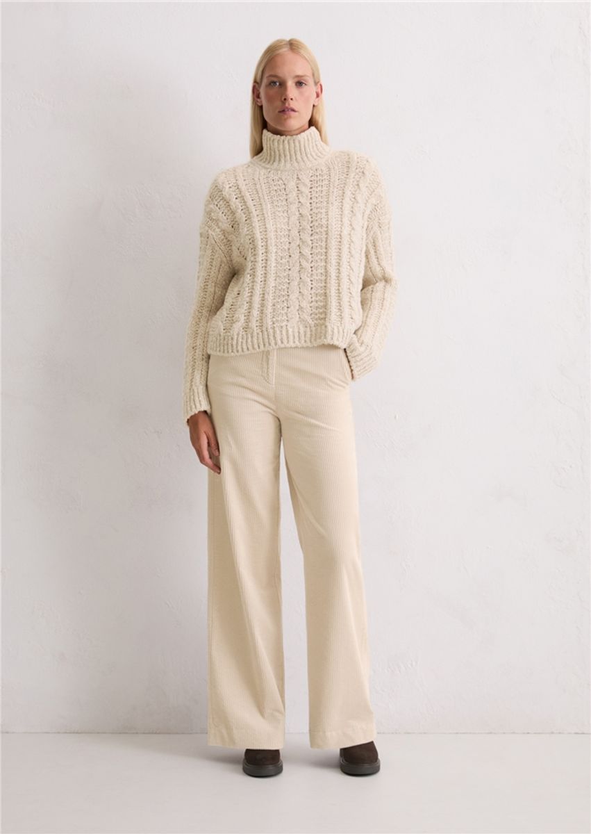 Cable knit oversized sweater/ Marc O`Polo