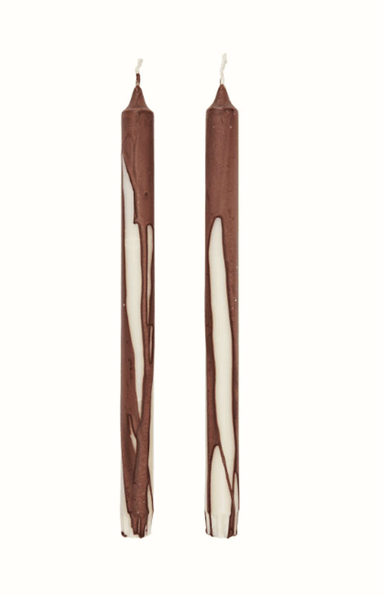 Dryp Candles - Set of 2 - Dark Chocolate/ Ferm Living