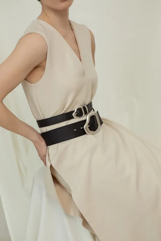 Cala Jade AKO mini Belte - Black silver