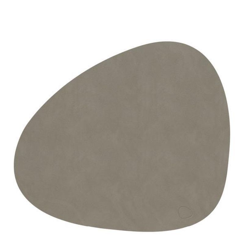 Table Mat Curve L Nupo Flint Grey.LIND DNA