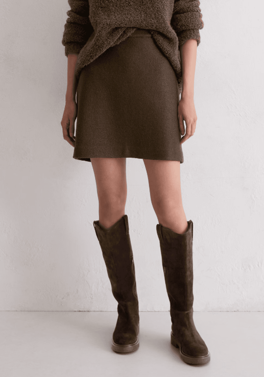 Mini skirt shaded brown/ Marc O`Polo