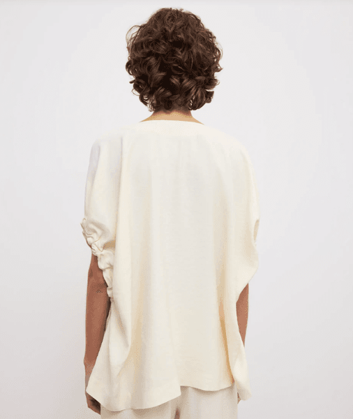 Hovedbilde Dagmar Rouched v-neck top - Off White