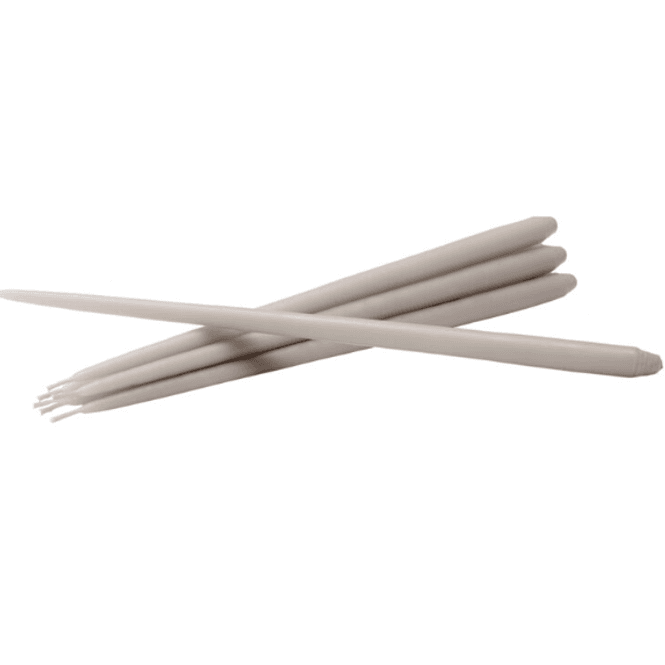 Hovedbilde taper candles Sand/ Stoff Nagel