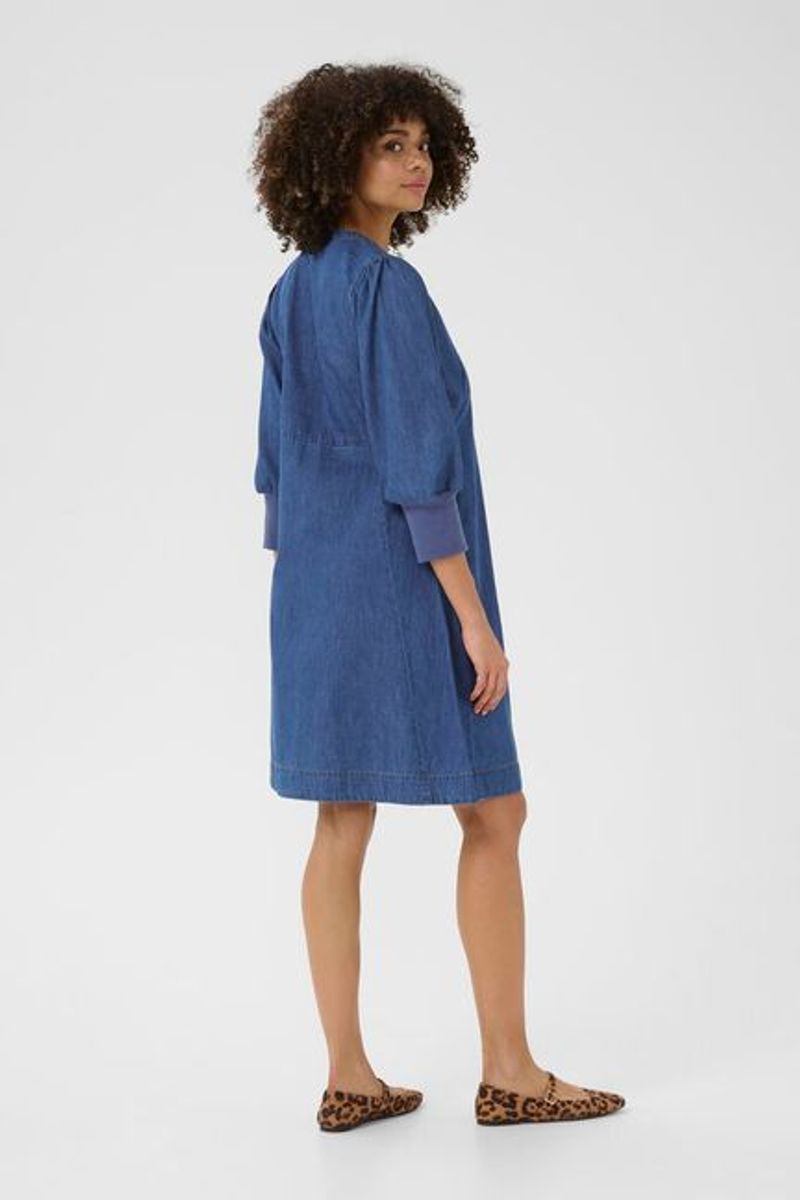 CUarpa Short Dress Dark Blue Wash / Culture